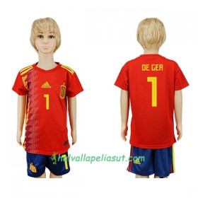 Jalkapallo Pelipaidat Espanja De Gea 1 Lasten World Cup 2018 Kotipaita